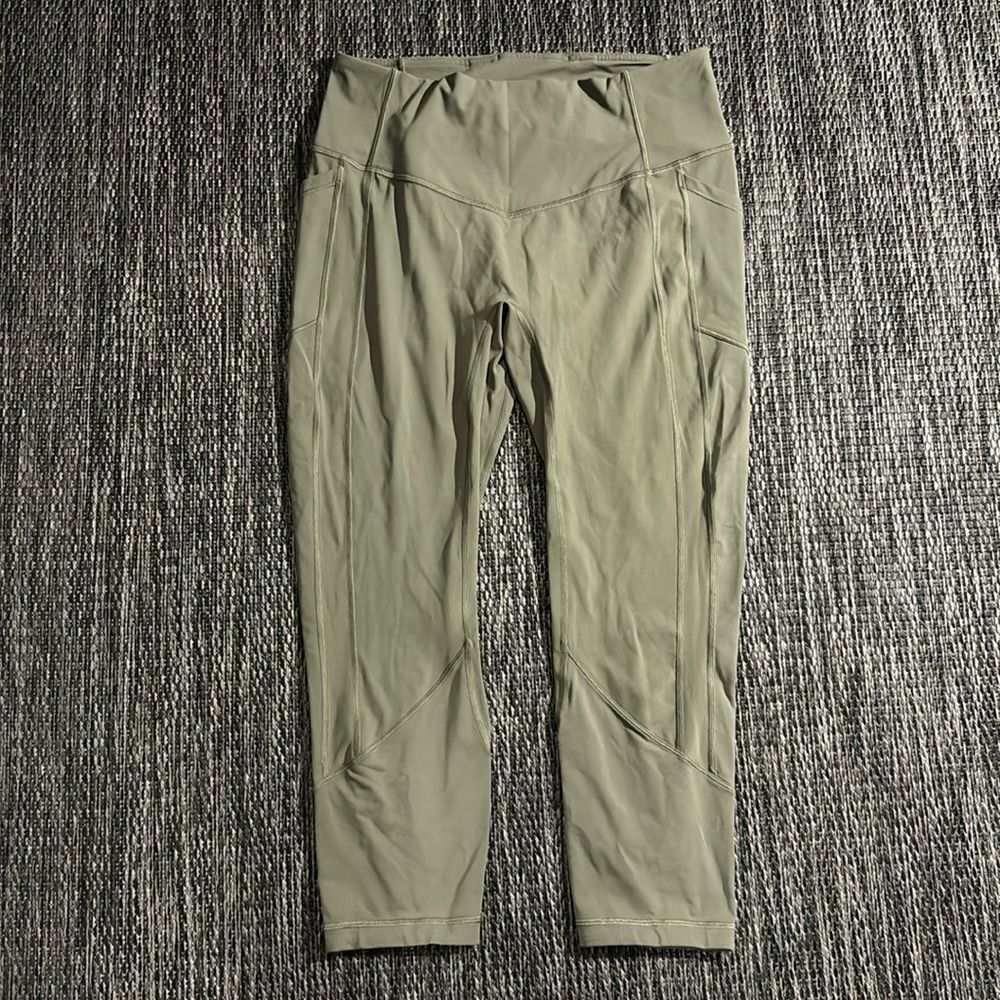 Lululemon All The Right Places Crop Legging II *23" Sage Size 12